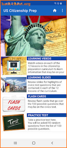 US Citizenship Civics Prep screenshot