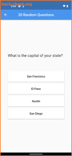 U.S. Citizenship Test 2021 with Audio screenshot