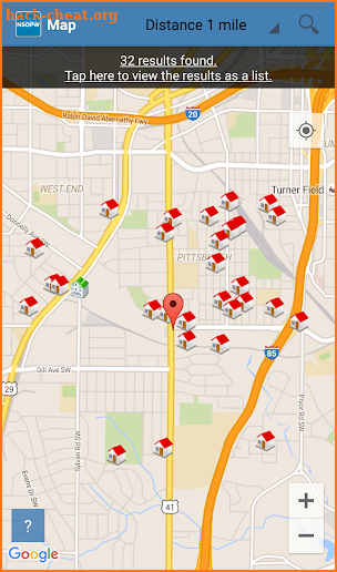 US Dept. of Justice NSOPW App screenshot