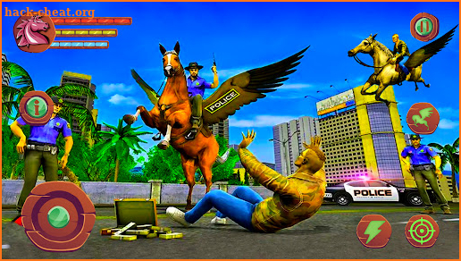 US Flying Unicorn Police Chase screenshot