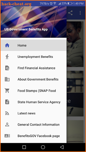 US Government Benefits screenshot