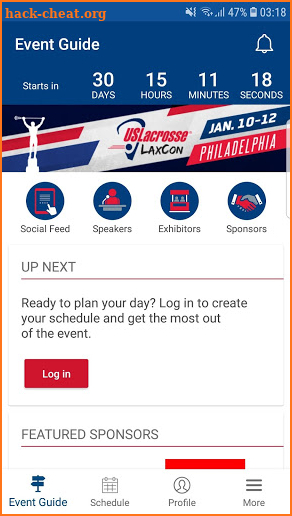 US Lacrosse LaxCon screenshot