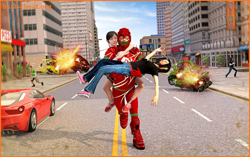 US Light Robot  Speed Hero :City Rescue Mission screenshot