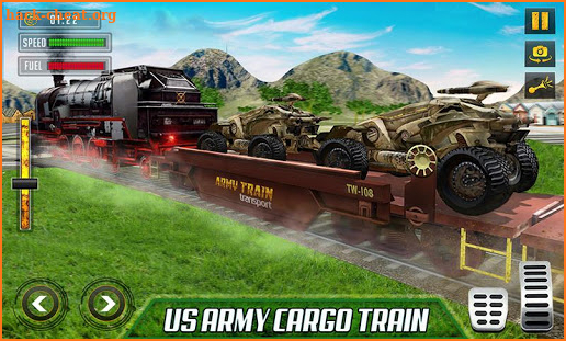 US Military Cargo Transport Army Train Simulator screenshot