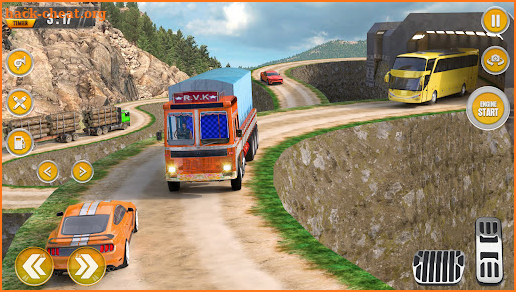 US Offroad Cargo Truck Driving screenshot