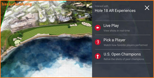 U.S. Open AR screenshot