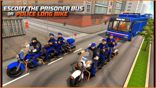 US Police Bike 2020: Prisoner Transport Game screenshot