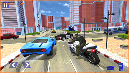 US Police Bike Chase Simulator screenshot