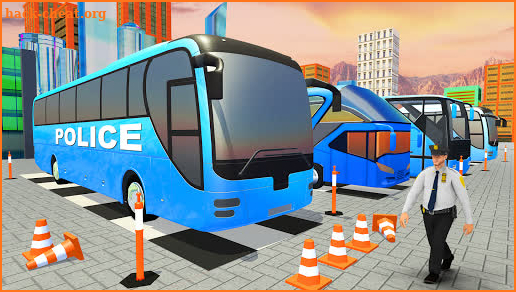 US Police Bus Parking Simulator screenshot