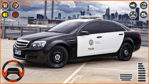 US Police Car Driver Car Game screenshot