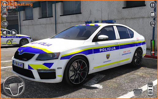 US Police Car Driving Sim 3D screenshot