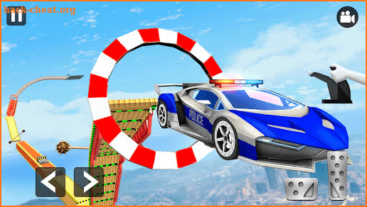 US Police Car Stunts 2020: Ramp Car Games screenshot