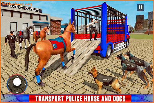 US Police Dog & Horse Transport Truck screenshot