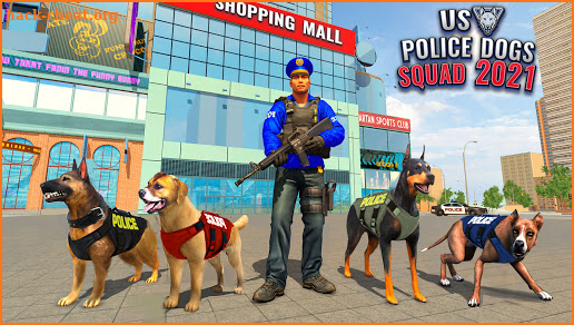 US Police Dog Shopping Mall Crime Chase screenshot