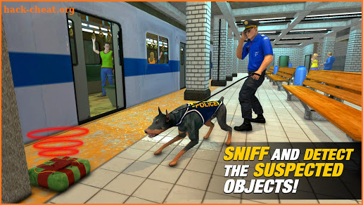 US Police Dog Subway Chase Simulator 3D screenshot