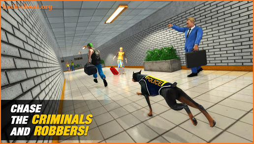 US Police Dog Subway Chase Simulator 3D screenshot