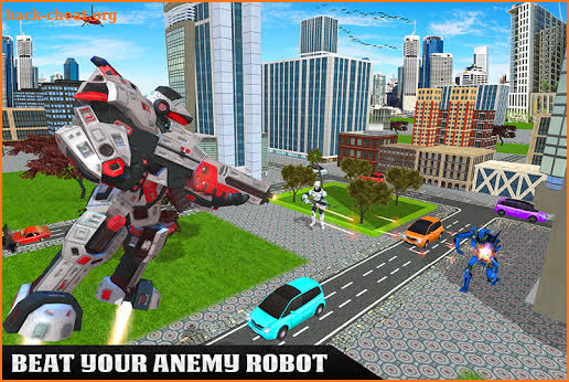 US Police Flying Robot Bike Survival screenshot