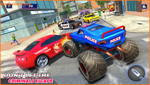 Us Police Monster Truck Cop Duty City War Games screenshot