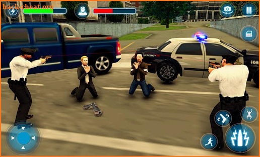 US Police Moto Rider - Gangster Bike Chase screenshot