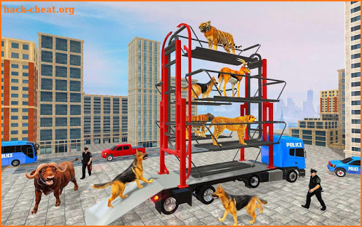 US Police Multi Level Animal Transporter Truck screenshot