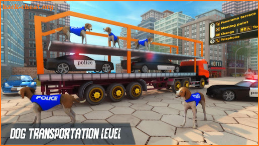 US Police Multi Level Car Transporter Truck 2020 screenshot