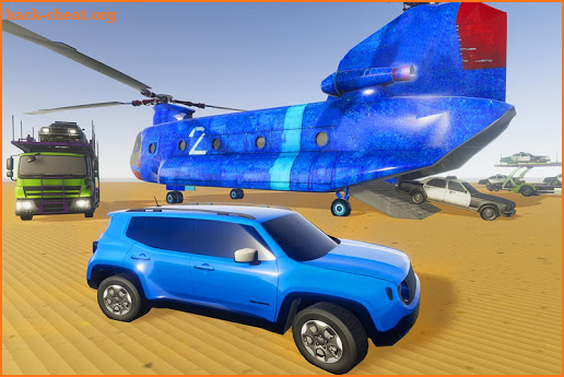 US Police Offroad Cop Car Transporter Driver screenshot