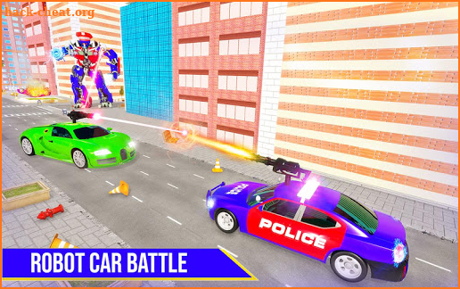 Us Police Robot Car Transformation 2019 screenshot