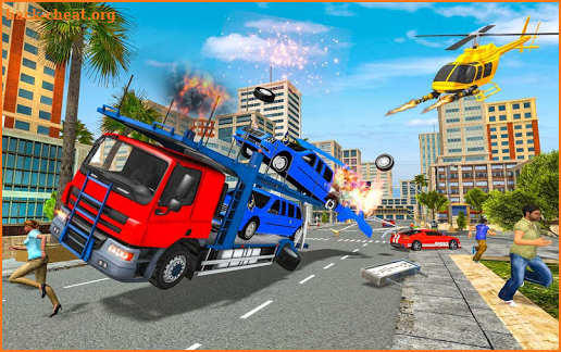 US Police Robot Hero - Helicopter Transformation screenshot