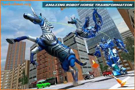 US Police Robot Horse Game - Transforming Robots screenshot