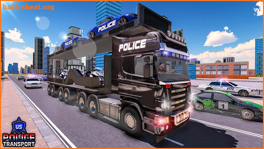 US Police Robot Transform - Police Plane Transport screenshot