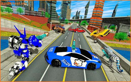 US Police Robot War: Multi Transform Tiger Robot screenshot