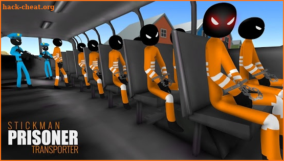 US Police Stickman Criminal Plane Transporter Game screenshot