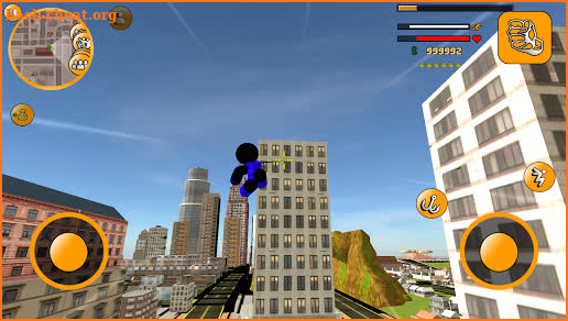 US Police Stickman Rope Hero screenshot