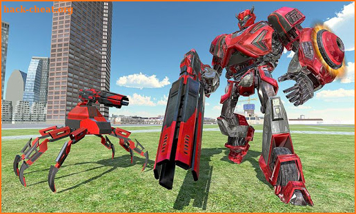 US Police Transform Iron Robot Spider Hero screenshot