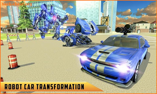 US Police Transform Robot Car Cop Wild Horse Games screenshot