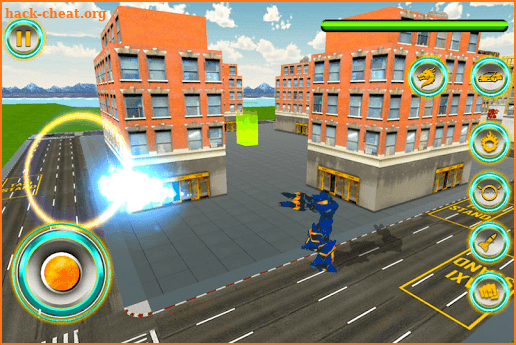 US Police Transform Robot Car Fire Dragon Fight screenshot