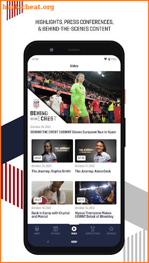 U.S. Soccer screenshot