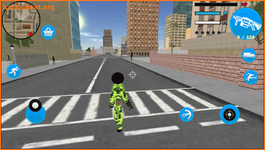 US Stickman Army Rope Hero Gangster Crime screenshot