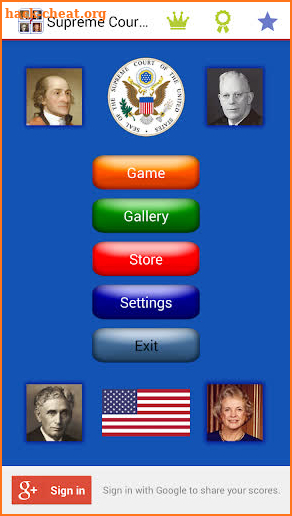 U.S. Supreme Court Justices screenshot