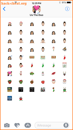 Us The Duo Holiday Emojis screenshot