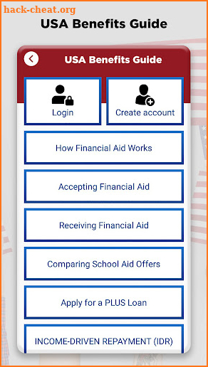 USA Benefits Guide screenshot