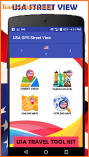 USA GPS Street View & Live Map Navigation screenshot