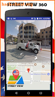 USA GPS Street View & Live Map Navigation screenshot