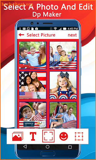 USA Independence Day DP Maker 4 July screenshot