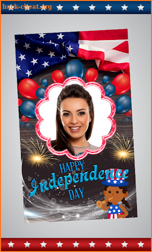 USA independence Day photo frame 2018 screenshot