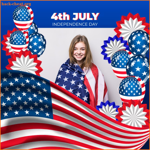 USA Independence Photo Frame screenshot