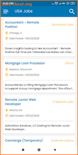 USA Jobs App 2020 - Gov, Remote, Private Jobs screenshot