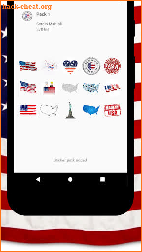 🇺🇸USA Stickers for WhatsApp (WAStickerApps) 🇺🇸 screenshot