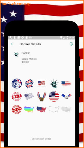 🇺🇸USA Stickers for WhatsApp (WAStickerApps) 🇺🇸 screenshot