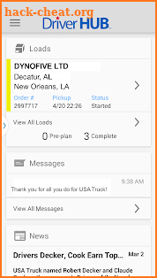 USA Truck Driver Hub screenshot